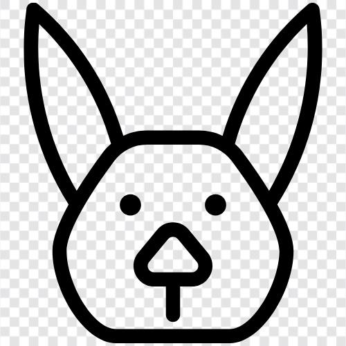 bunny, pet, animal, friend icon svg