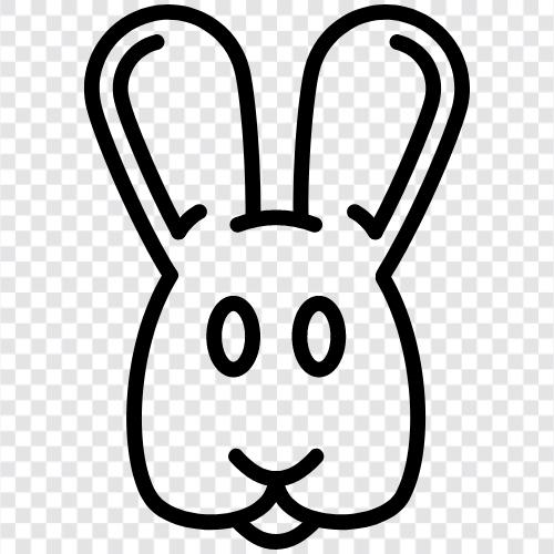 bunny, pet, house, care icon svg