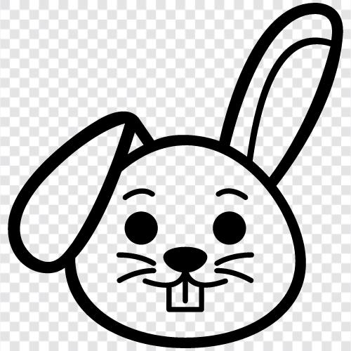 Hase Kaninchen, Hase Bauernhof, Hase Pelz, Hase Hausschuhe symbol