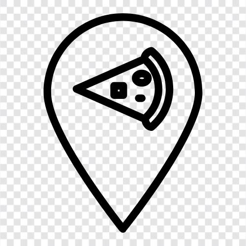 Burger, Pommes, Tacos, Pizza symbol