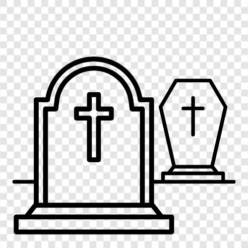 burial, burial ground, burial plot, funerals icon svg