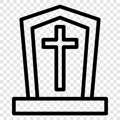 burial, cemeteries, burial plots, funeral icon svg