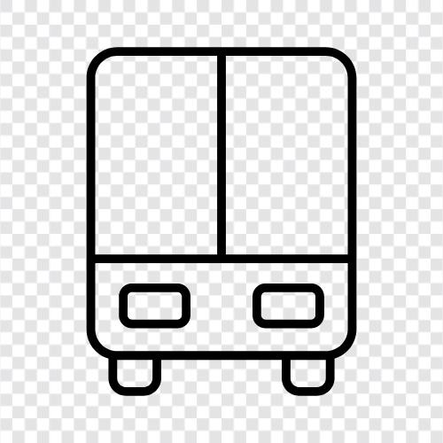 Bus, Bushaltestelle, Buslinie symbol