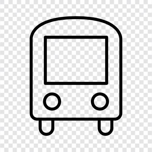 Bus, Bushaltestelle, Bushaltestelle Lage, Bushaltestelle Karte symbol