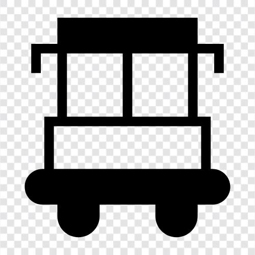 Bus, Busfahrplan, Buslinie, Bushaltestelle symbol