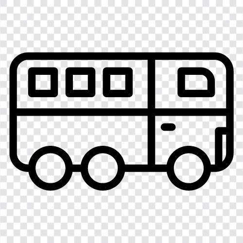 Автобусная компания, автобусное обслуживание, маршруты автобуса, автобусная остановка Значок svg