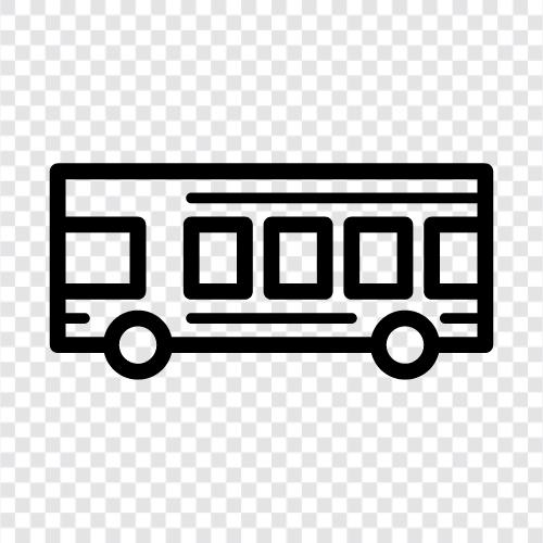 Bus, Busse, öffentliche Verkehrsmittel, Verkehrsmittel symbol