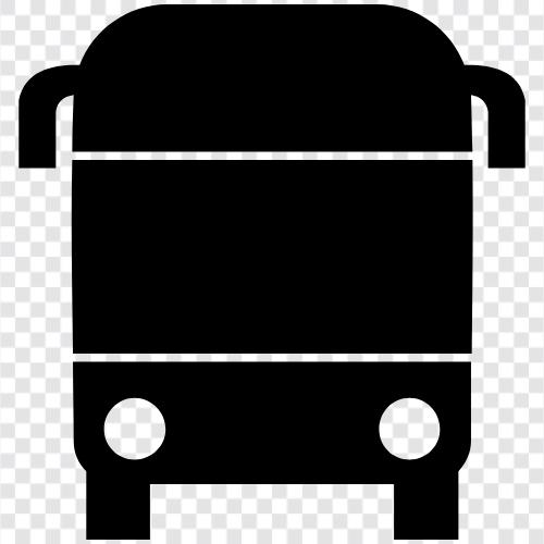 bus station, bus stop, bus route, bus company icon svg