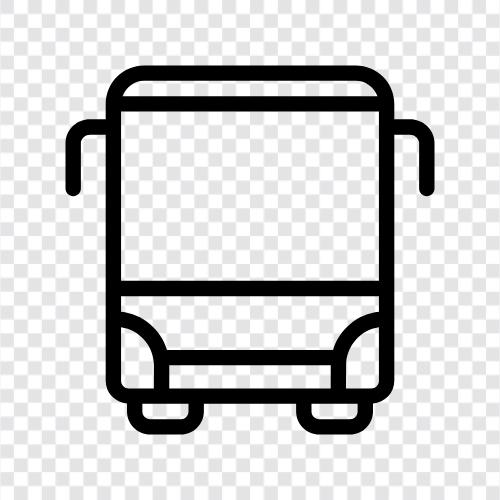 Bushaltestelle, Bushaltestellenschild, Bushaltestellenleuchte, Buslinie symbol