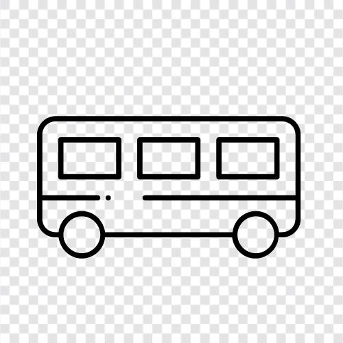 otobüs durağı, otobüs güzergahı, otobüs programı ikon svg