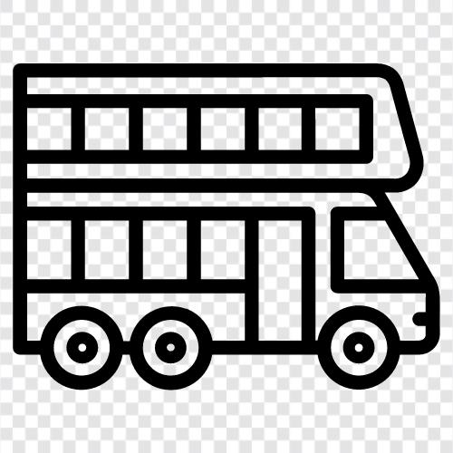 Bus, Transport, Stadt, Route symbol