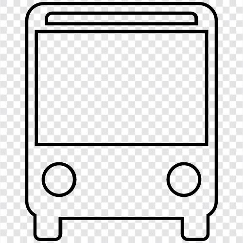 bus, bus stop icon svg