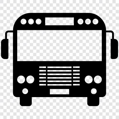 Bus, Pendlerbus, Schulbus, Shuttlebus symbol