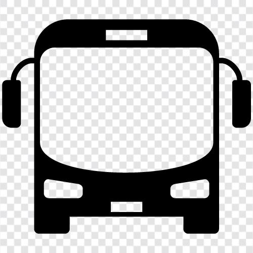 bus, bus stop icon svg