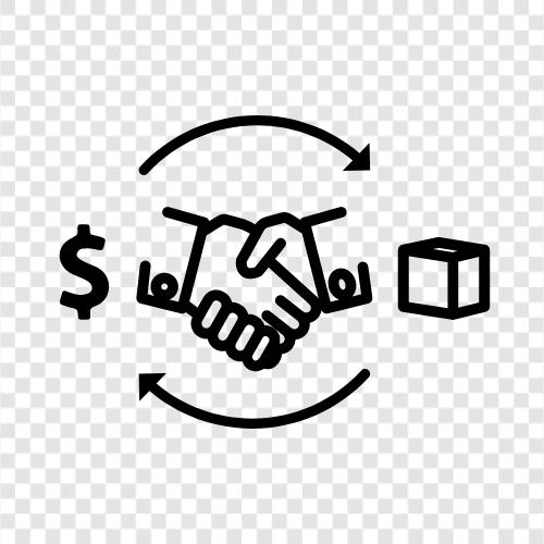 Business, Handshake, Visitenkarte, Visitenkartendesign symbol