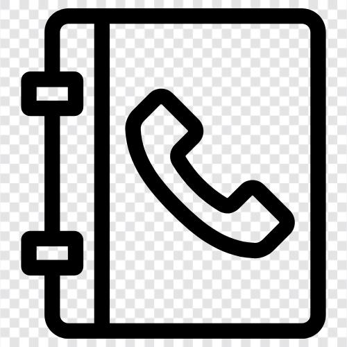 business, contacts, phone numbers, addresses icon svg