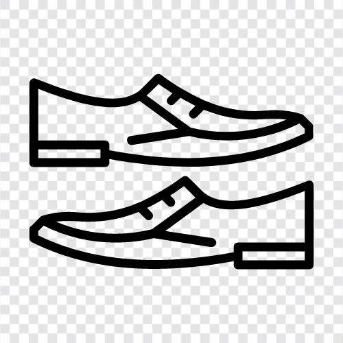 business shoes, shoes for work, dress shoes, sneakers icon svg