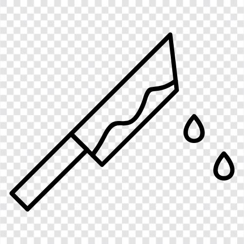 Kasap Bıçağı, Mutfak Bıçağı, Kesici, Knife Bileyici ikon svg
