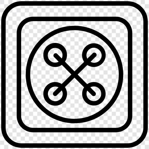 Knöpfe, Kunststoff, Material, Fertigung symbol