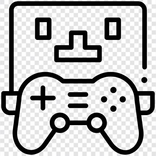 buttons, joysticks, controllers, gamepads icon svg