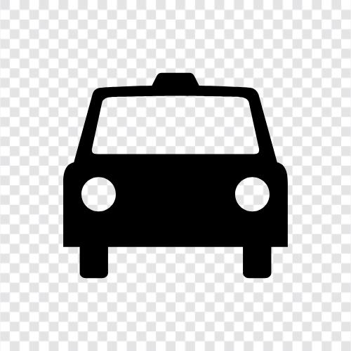 Taxi, Auto, Fahrt, Transport symbol