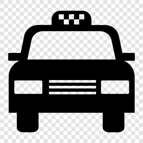 cab, limo, shuttle, transportation icon svg