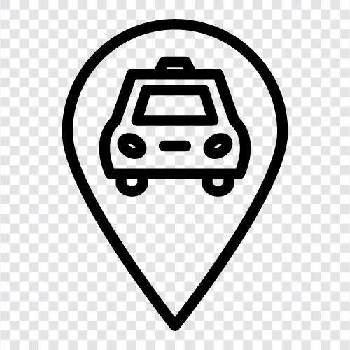 Cab, Limousine, Service, Car icon svg