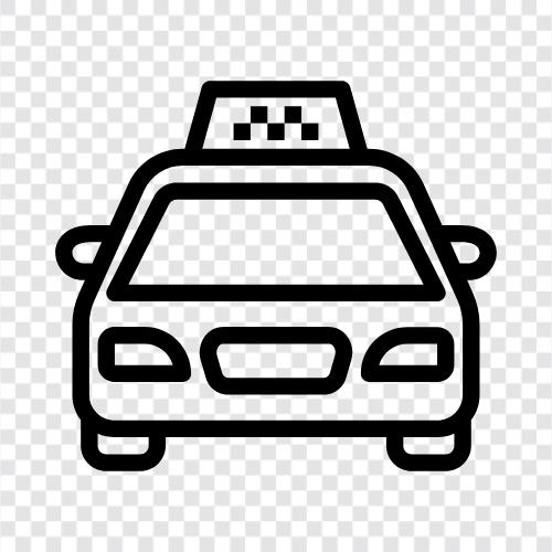 Cab, Limousine, Chauffeur, Transportation icon svg