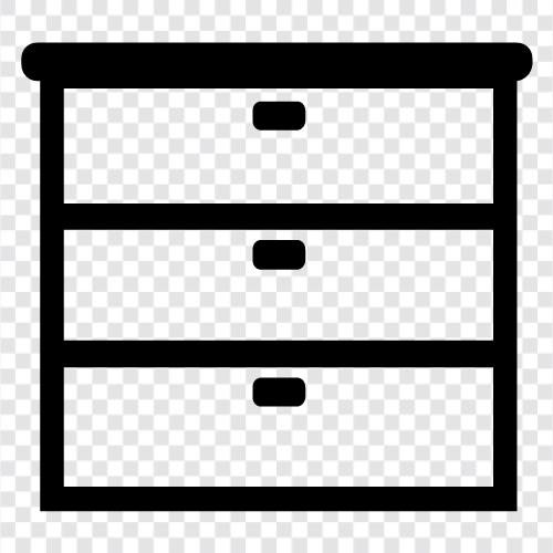 cabinet, dresser, storage, bedroom icon svg