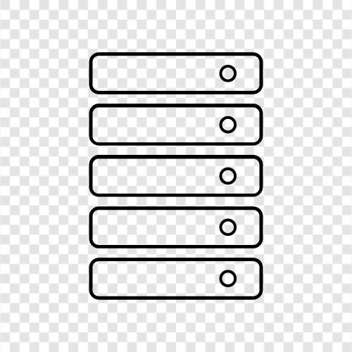 cabinet, shelving, racks, bins icon svg