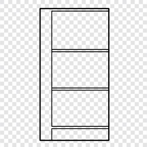 cabinet, storage, shelf, bin icon svg