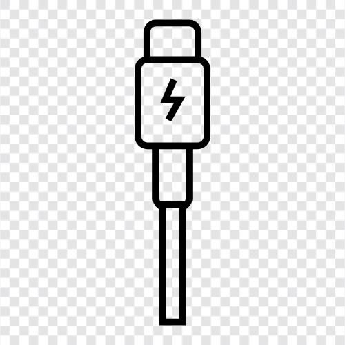 Kabel, Laden, Ladekabel, Synchronkabel symbol