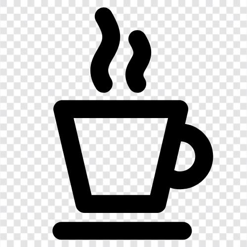 cafe, koffein, brauen, dunkel symbol