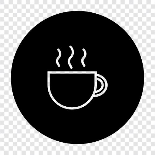 caffeine, java, espresso, black icon svg