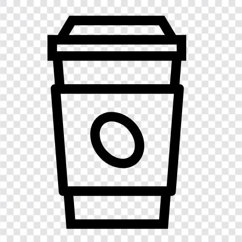 Koffein, java, schwarz, Kaffeebohnen symbol