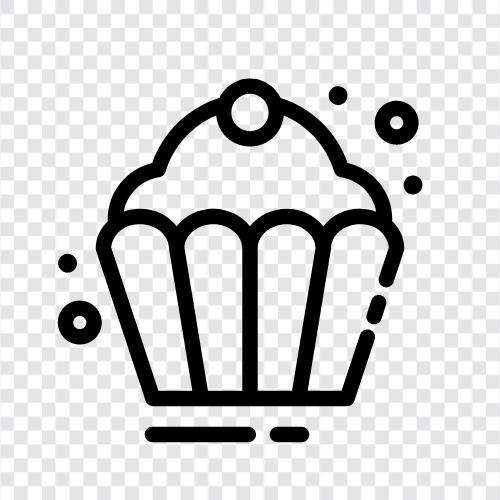 cake, frosting, icing, cupcake icon svg