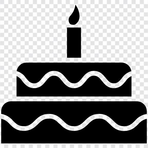 cake, dessert, birthday, happy birthday icon svg