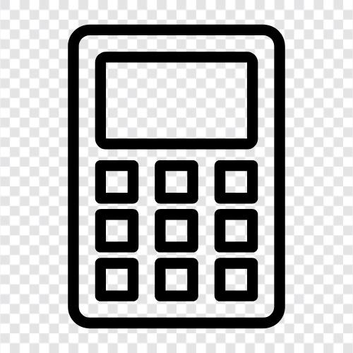 calculator app, calculator software, calculator tutorial, calculator for school icon svg