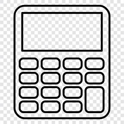 calculator app, scientific calculator, math calculator, finance calculator icon svg