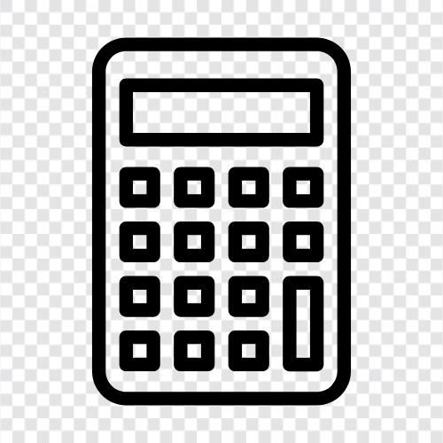 калькуляторное приложение, калькулятор числа, калькулятор науки, калькулятор финансов Значок svg