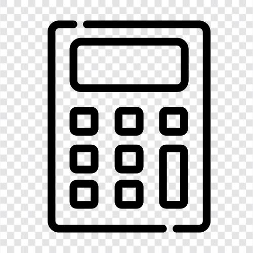 calculator app, calculator for school, calculator for work, calculator software icon svg