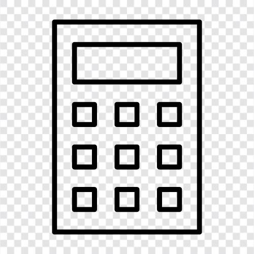 Calculator app, math, algebra, geometry icon svg