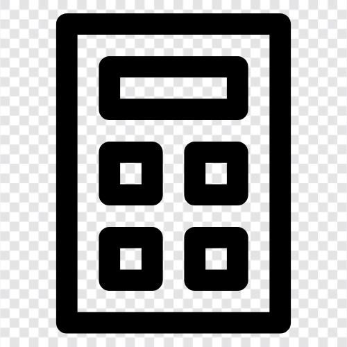 calculator app, calculator software, calculator for schools, calculator for businesses icon svg