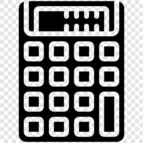 calculator app, math calculator, scientific calculator, finance calculator icon svg