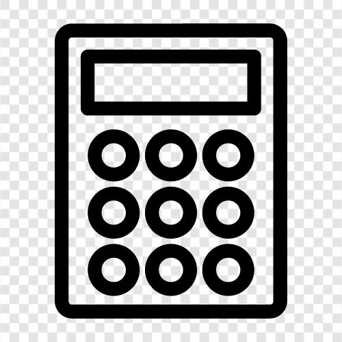 calculator app, calculators, math, scientific icon svg