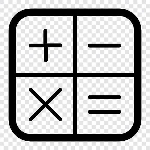 calculator app, calculator software, calculator for math, calculator for science icon svg