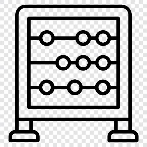 Rechner, Arithmetik, Finanzen, Abacus symbol