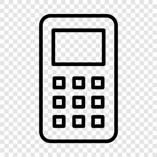 калькулятор, калькуляторное приложение, портативный калькулятор, математика Значок svg