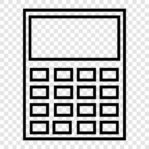 calculator software, mathematical calculator, scientific calculator, financial calculator icon svg