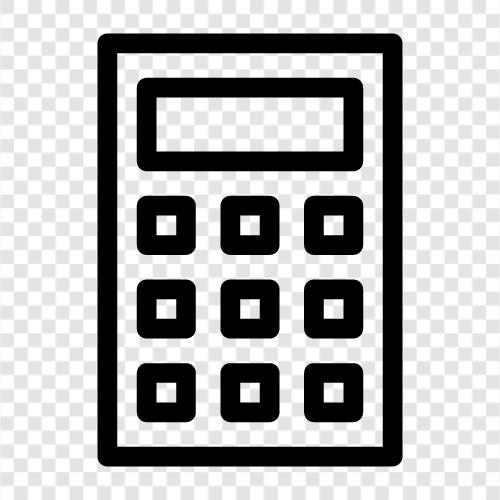 calculator software, maths calculator, scientific calculator, financial calculator icon svg